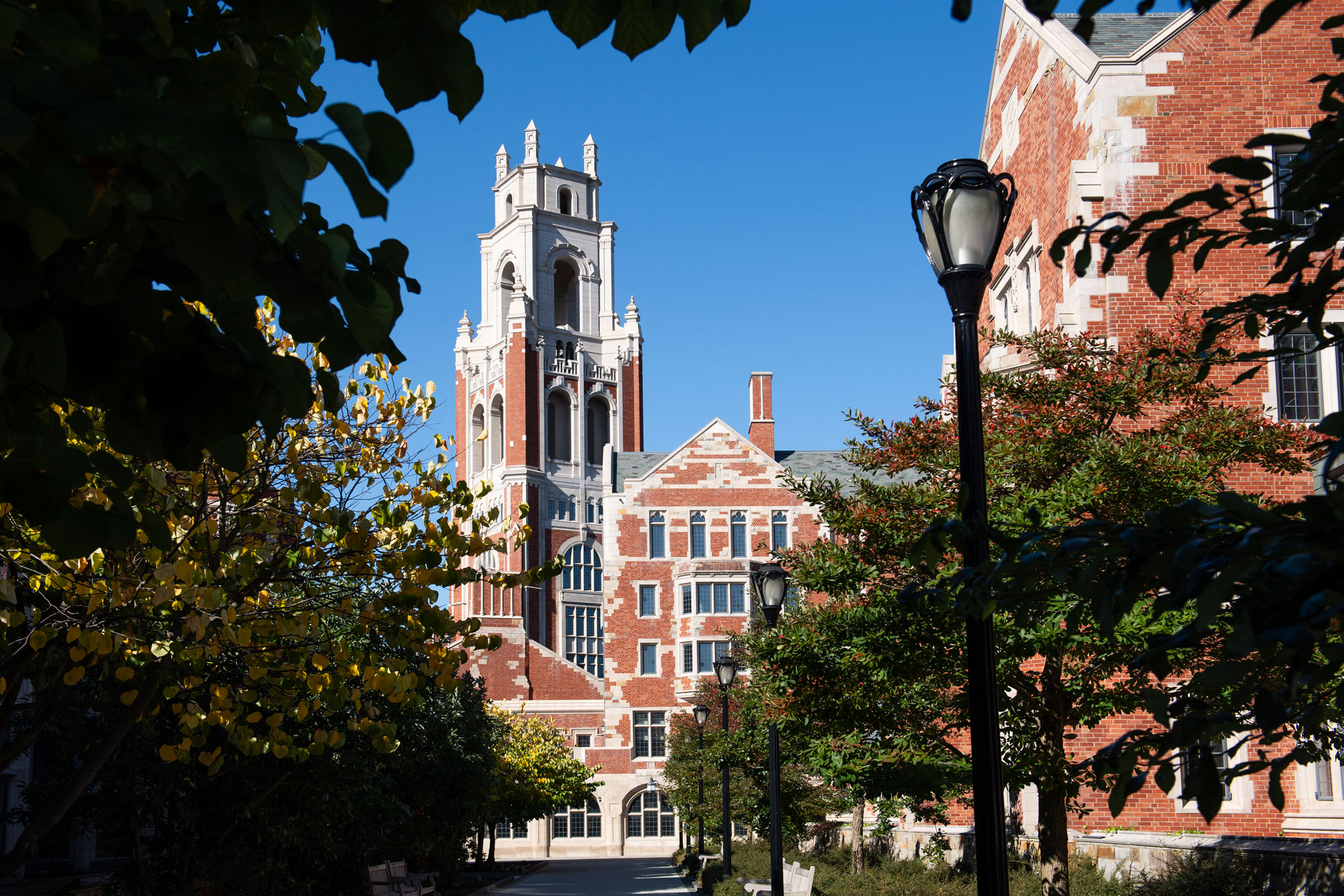 A tower on Yale Campus in New Haven, CT
